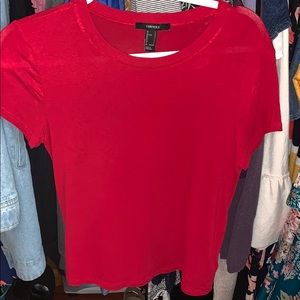 red t-shirt